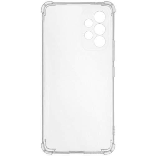 Силиконовый чехол для Samsung Galaxy A53 TPU 1.5мм с усиленными углами и защитой камеры Прозрачный