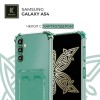 Силиконовый чехол для Samsung Galaxy A54 Krieger с кардхолдером Зеленый