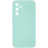Силиконовый чехол для Samsung Galaxy A54 5G Soft Matte с микрофиброй Мятный