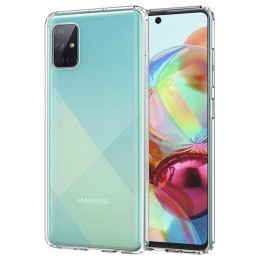 Силиконовый чехол для Samsung Galaxy A71 TPU mp 1мм Прозрачный
