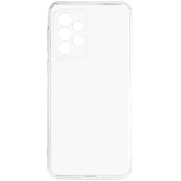 Силиконовый чехол для Samsung Galaxy A73 TPU 1мм с защитой камеры Прозрачный