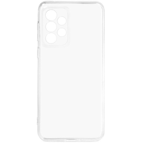 Силиконовый чехол для Samsung Galaxy A73 TPU 1мм с защитой камеры Прозрачный