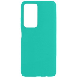 Силиконовый чехол для Samsung Galaxy M13 Soft Matte с микрофиброй Мятный