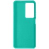 Силиконовый чехол для Samsung Galaxy M13 Soft Matte с микрофиброй Мятный
