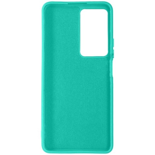Силиконовый чехол для Samsung Galaxy M13 Soft Matte с микрофиброй Мятный
