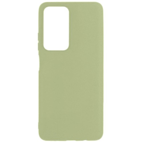 Силиконовый чехол для Samsung Galaxy M13 Soft Matte с микрофиброй Оливковый
