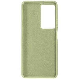 Силиконовый чехол для Samsung Galaxy M13 Soft Matte с микрофиброй Оливковый