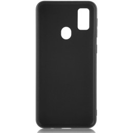 Силиконовый чехол для Samsung Galaxy M21 TPU 1мм Черный матовый