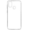 Силиконовый чехол для Samsung Galaxy M21 TPU 1мм Прозрачный глянцевый