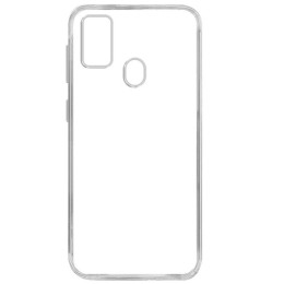 Силиконовый чехол для Samsung Galaxy M21 TPU 1мм Прозрачный глянцевый