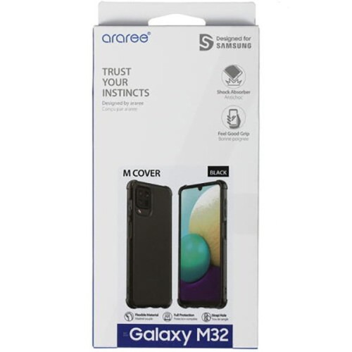 Силиконовый чехол для Samsung Galaxy M32 Araree M Cover GP-FPM325KDABR Черный