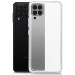 Силиконовый чехол для Samsung Galaxy M32 TPU с защитой камеры Прозрачный