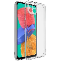 Силиконовый чехол для Samsung Galaxy M33 TPU 1мм с защитой камеры Прозрачный