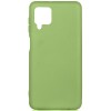Силиконовый чехол для Samsung Galaxy M33 Soft Matte с микрофиброй Оливковый