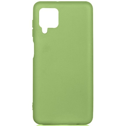 Силиконовый чехол для Samsung Galaxy M33 Soft Matte с микрофиброй Оливковый