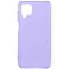 Силиконовый чехол для Samsung Galaxy M33 Soft Matte с микрофиброй Сиреневый