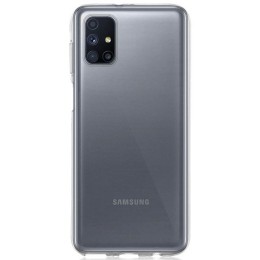 Силиконовый чехол для Samsung Galaxy M51 TPU 1мм Прозрачный глянцевый