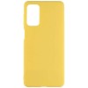 Силиконовый чехол для Samsung Galaxy M52 Soft Matte Желтый