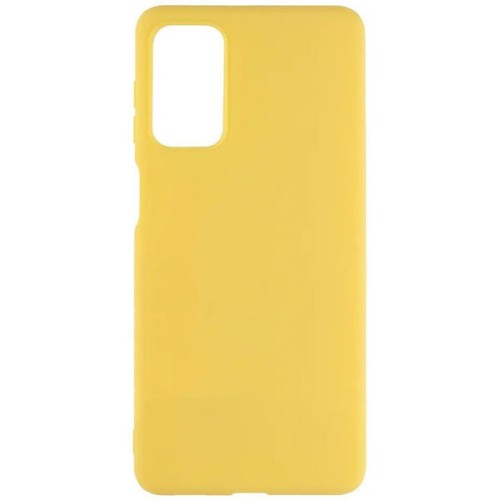 Силиконовый чехол для Samsung Galaxy M52 Soft Matte Желтый