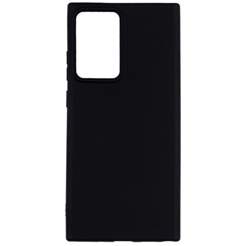 Силиконовый чехол для Samsung Galaxy Note 20 TPU bend 1мм Черный матовый