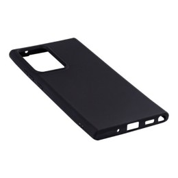 Силиконовый чехол для Samsung Galaxy Note 20 TPU bend 1мм Черный матовый