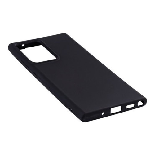 Силиконовый чехол для Samsung Galaxy Note 20 TPU bend 1мм Черный матовый