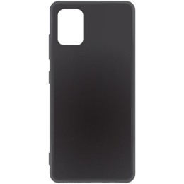 Силиконовый чехол для Samsung Galaxy S20FE TPU 1мм Черный матовый