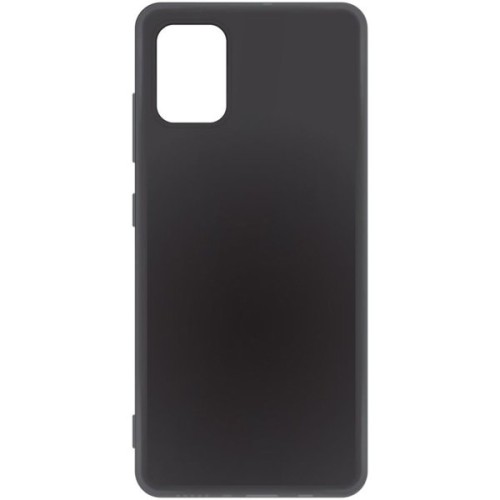 Силиконовый чехол для Samsung Galaxy S20FE TPU 1мм Черный матовый