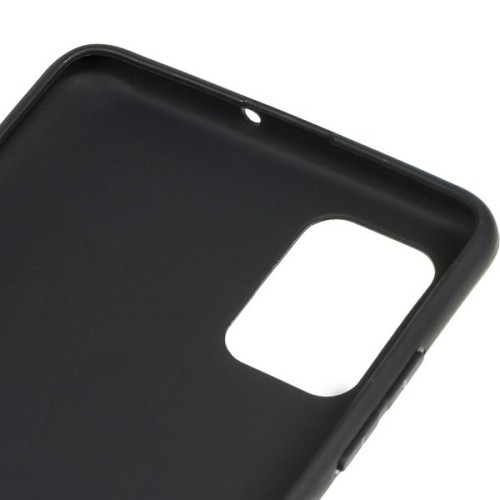 Силиконовый чехол для Samsung Galaxy S20FE TPU 1мм Черный матовый
