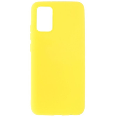 Силиконовый чехол для Samsung Galaxy S20FE Soft Matte Желтый