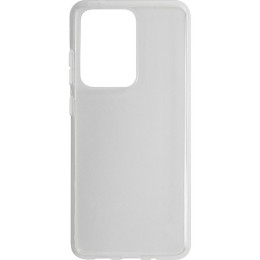Силиконовый чехол для Samsung Galaxy S20 Ultra TPU mp 1мм с бортиком Прозрачный