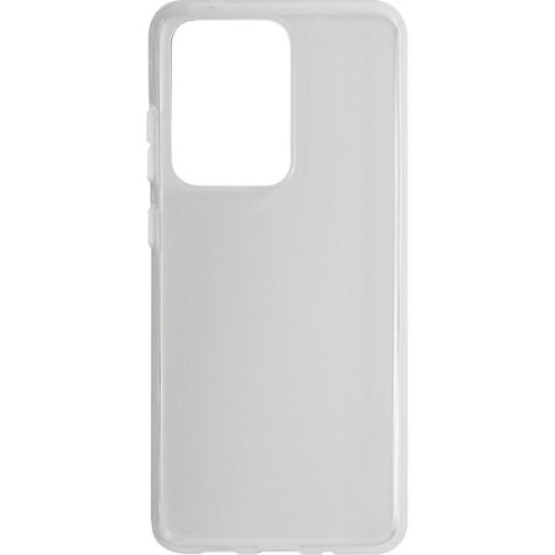 Силиконовый чехол для Samsung Galaxy S20 Ultra TPU mp 1мм с бортиком Прозрачный