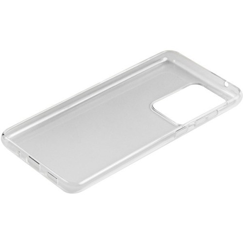 Силиконовый чехол для Samsung Galaxy S20 Ultra TPU mp 1мм с бортиком Прозрачный
