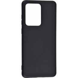 Силиконовый чехол для Samsung Galaxy S20 Ultra TPU bend 1мм Черный матовый