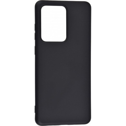 Силиконовый чехол для Samsung Galaxy S20 Ultra TPU bend 1мм Черный матовый