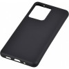 Силиконовый чехол для Samsung Galaxy S20 Ultra TPU bend 1мм Черный матовый