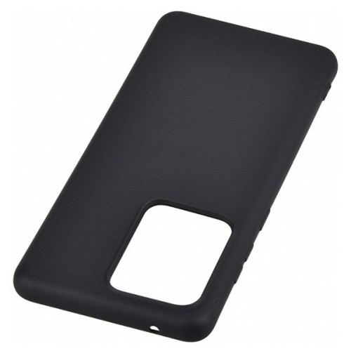 Силиконовый чехол для Samsung Galaxy S20 Ultra TPU bend 1мм Черный матовый