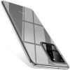Силиконовый чехол для Samsung Galaxy S20 Ultra TPU 1мм Прозрачный глянцевый