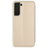 Чехол книжка для Samsung Galaxy S21+ Book Cover Золотой