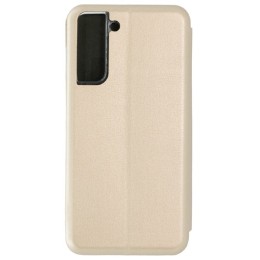 Чехол книжка для Samsung Galaxy S21+ Book Cover Золотой