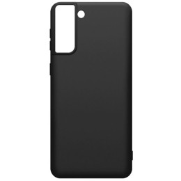 Силиконовый чехол для Samsung Galaxy S21+ TPU 1мм Черный матовый