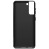 Силиконовый чехол для Samsung Galaxy S21+ TPU 1мм Черный матовый