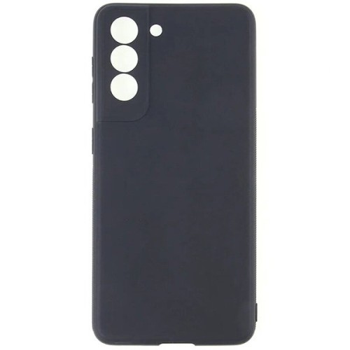 Силиконовый чехол для Samsung Galaxy S21 FE TPU 1мм с защитой камеры Черный