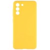 Силиконовый чехол для Samsung Galaxy S21 FE Soft Matte с защитой камеры Желтый