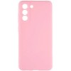 Силиконовый чехол для Samsung Galaxy S21 FE Soft Matte с защитой камеры Розовый