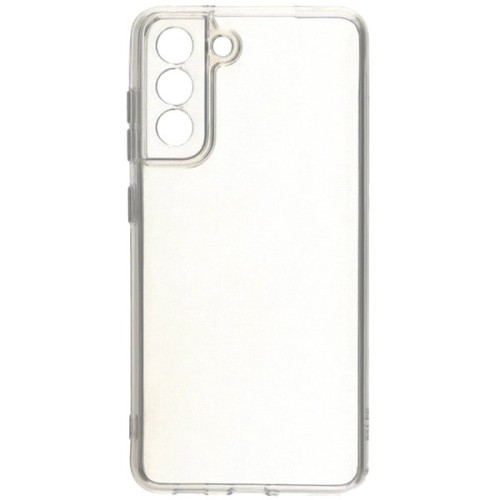 Силиконовый чехол для Samsung Galaxy S21 FE Ultra Thin Case с защитой камеры Прозрачный
