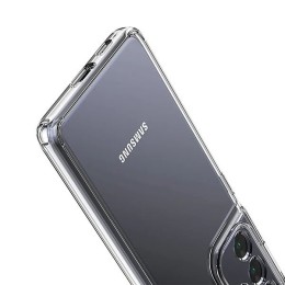 Силиконовый чехол для Samsung Galaxy S21 Ultra TPU 1мм с защитой камеры Прозрачный