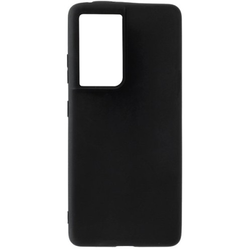 Силиконовый чехол для Samsung Galaxy S21 Ultra Soft Matte Черный