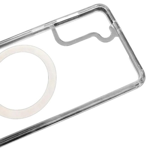 Чехол накладка для Samsung Galaxy S22+ PC MagSafe Прозрачный