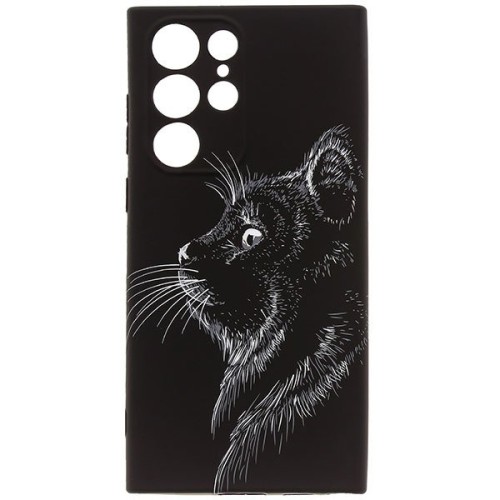Силиконовый чехол для Samsung Galaxy S22 Ultra Helsen с защитой камеры J71